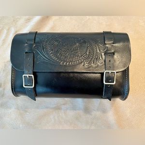 Vintage saddlebag for motorcycle or scooter